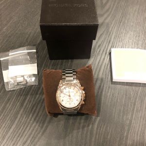 Silver & Rose Gold Michael Kors Blair Watch